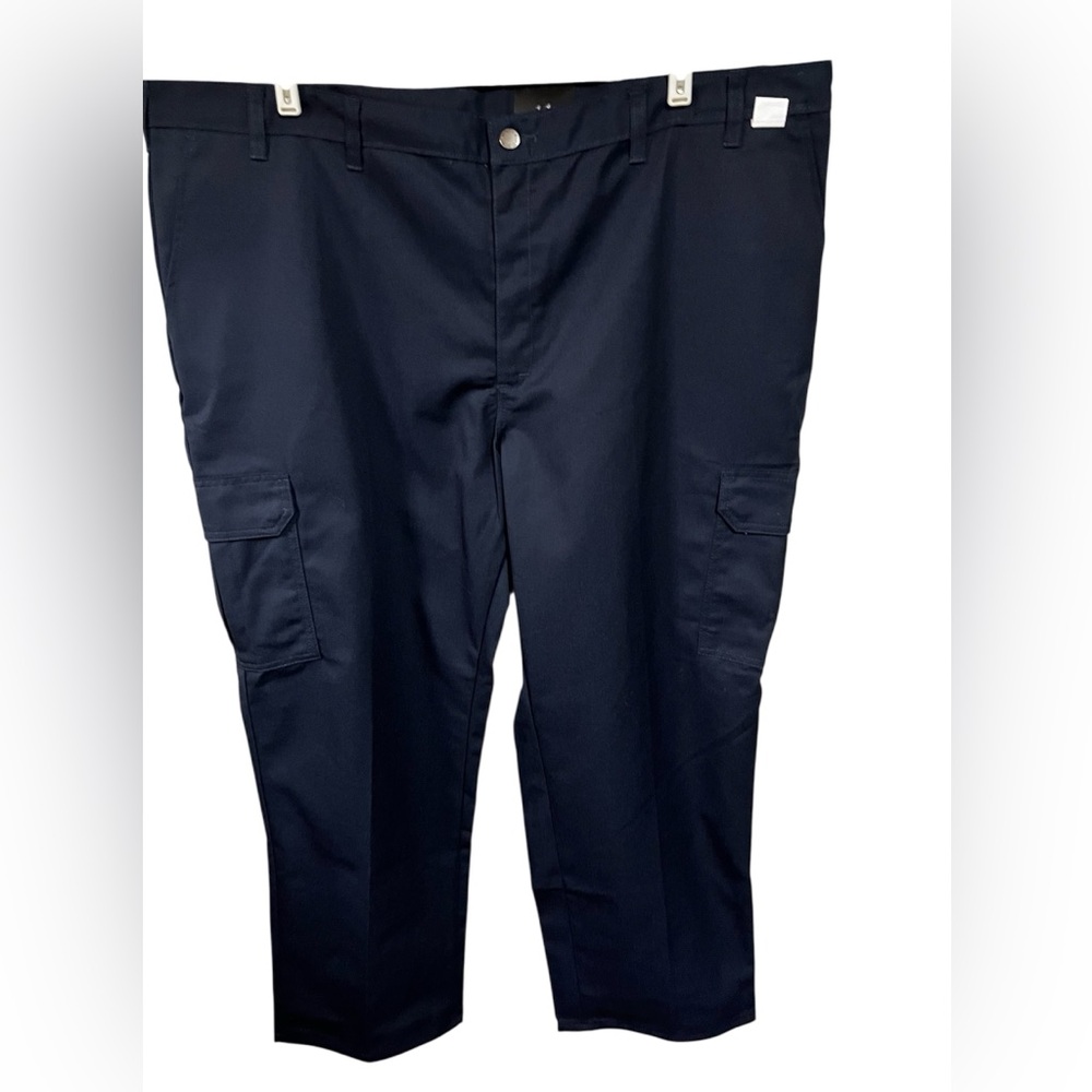 NWT Dickies Blue Industrial Cargo Pants Sz 46X30